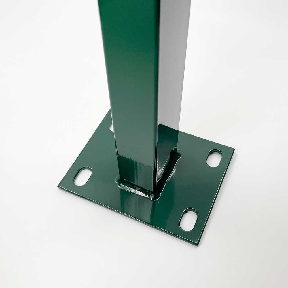 stalp gard 60x40 mm vopsit electrostatic verde RAL 6005 cu talpa